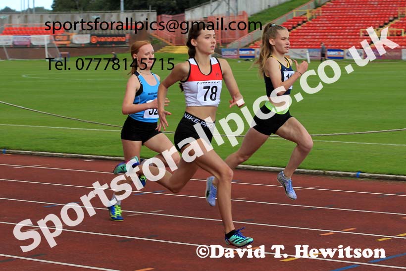 100 metres, 2023 Gateshead Tartan Games.  Photo: David T. Hewitson/Sports for All Pics